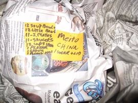 Meito china dish set