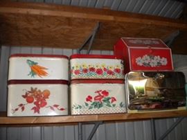 Vintage Tin Pie Safe / Bread Box