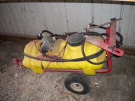 AG South Gold Scorpion Series Gallon ATV Tow Behind Sprayer