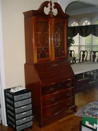 Great old mahogany china cabinet