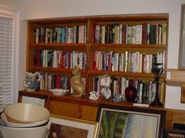 and more books and bookcases