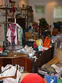 and another room to sort out, and find even more treasures...lots of fine clothes