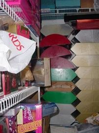 Some of the dolls in closet