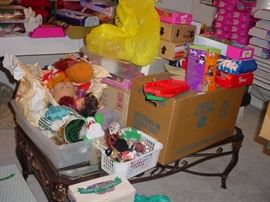 More dolls of every kind...many antique and old er ones too