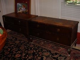 2 great old antique chest/dressers