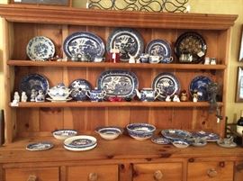 English and Japanese Blue Willow