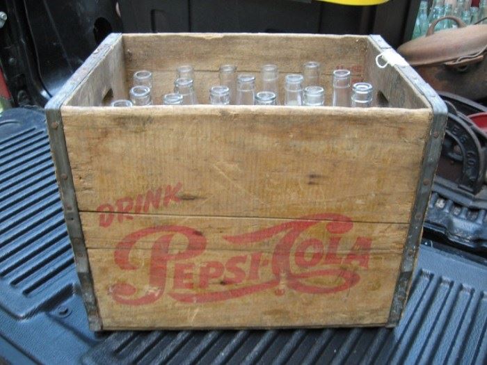 Pepsi and Coke trays, Boxes and Bottles..many