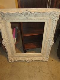 FRENCH PROVENCIAL COTTAGE WHITE FRAME
