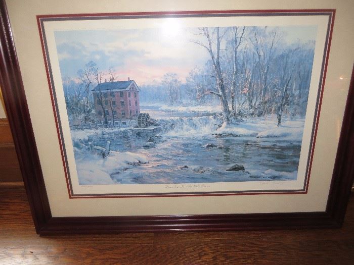 "OLD GRAUE MILL"  ARTIST PROOF
CHARLES VICKERY (SIGNED)
