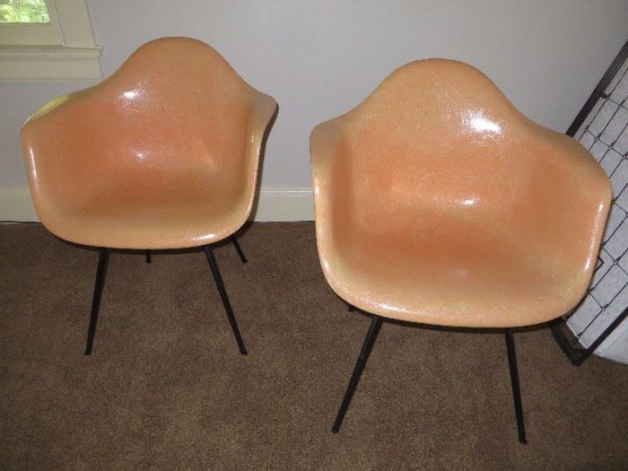 VINTAGE ARM SHELL CHAIRS
