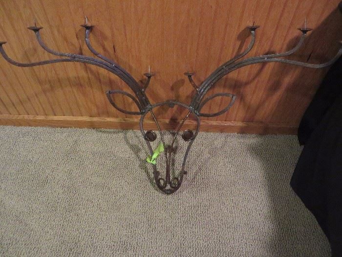STAG DEER WALL CANDLE HOLDER

