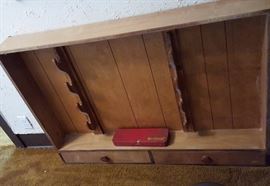 Gun rack and cleaning kit