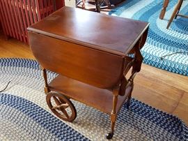 Tea cart w/ drawer