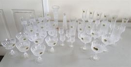 DCK017 Large Cristal d'Arques Lead Crystal Lot