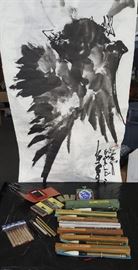 DCK022 Calligraphy Art, Brushes, Ink, Carving Tools & More