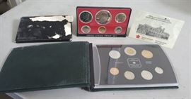 DCK025 1973 U.S. Proof Set, 1998 Royal Canadian Mint Coin Sets