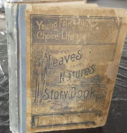 DCK074 Antique Book - 1892 Leaves from Nature's Story Book