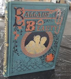 DCK077 Antique Book - Ballads of Beauty 1878