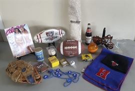 DCK084 Man Cave Dream Lot - Football, Baseball, More