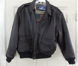 DCK090 Air Force Airborne Landing Leathers Flight Bombers Jacket