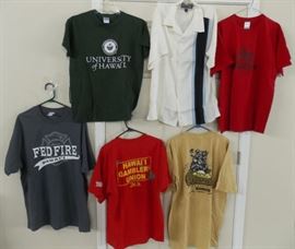DCK091 Hawaii Men's Logo Tees Lot