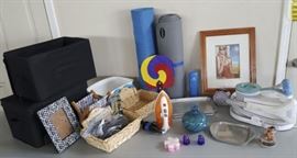 DCK094 Useful Household Goods - Steamer, Mats, Iron, Baskets & More