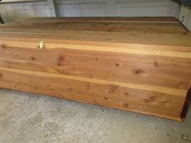 cedar chest on rollers.......appears to be new..never used