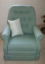 Recliner: Approximately 28" W x 40" H X 32" D