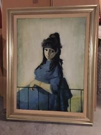 J. Voyet Artist  Oil on Canvas   French 1927 - 1910