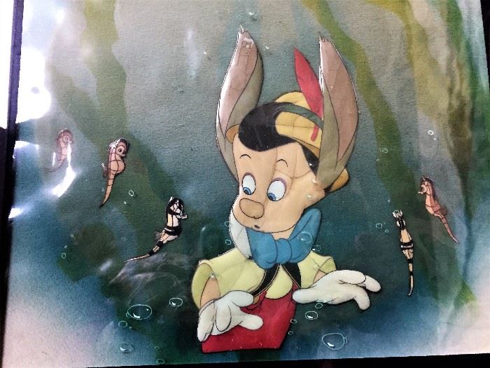 Cell From Movie Pinocchio dated 1942