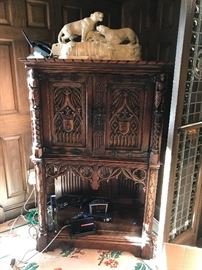 Gothic Revival court cupboard