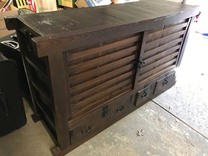 Long Japanese Tansu Chests