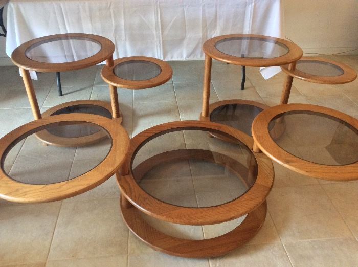Mid Century Modern Tables that expand. 