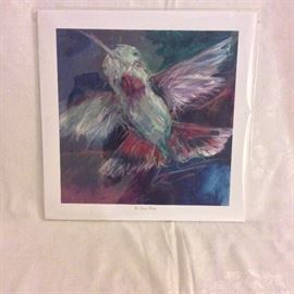 Hummingbird. Art by artist Sioux Storm. 