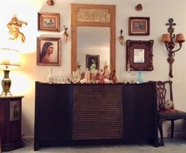 Art Deco Buffet or Bar, Made by Johan Tapp for Gumps...Ready to be restored