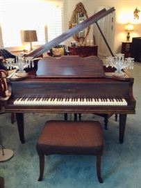 4' 7" Baby Grand by Gulbransen, 1928, Beautiful Tone