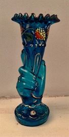 Victorian Enameled Glass Vase