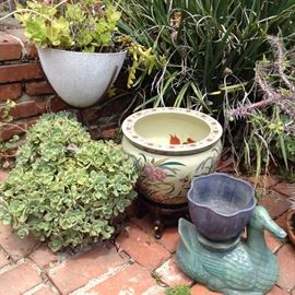 Akron Planter, Chinese Fishbowl, Chinese Duck