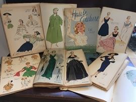 1950's Paris Fashion Catalogs 