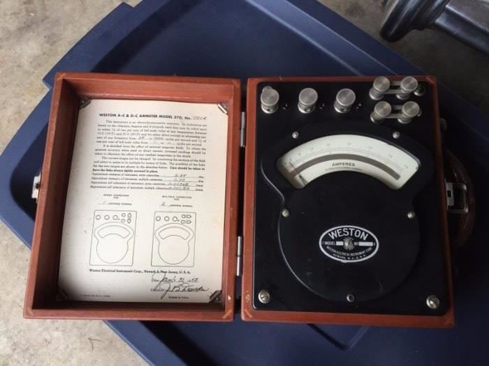 Weston AC and DC Ammeter Model 370