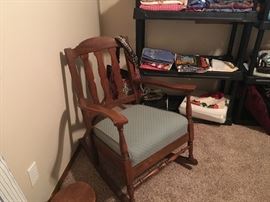 vintage rocking chair
