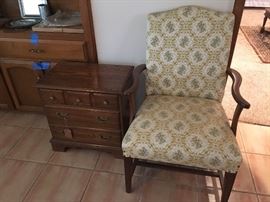 pennsylvania house night stand  ,vintage chair