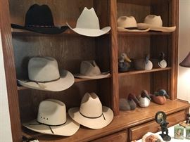 signed ducks-collectible -more info coming  - cowboys hats  just a few 