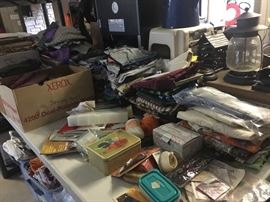 quilters and crafty folks will like this area- have patterns, fabric ,  sew notions   books and how to's 