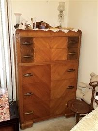 Tall antique dresser