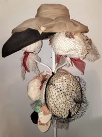 Spectacular vintage hat collection!