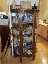 Curio cabinet with many more collectibles...Disney