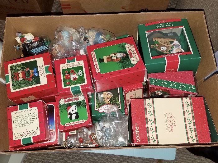 Hallmark and other collector ornaments