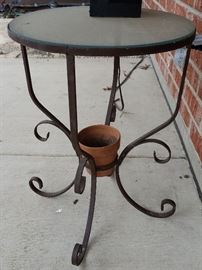 Patio accent table