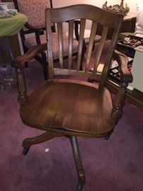 Wooden banker chair